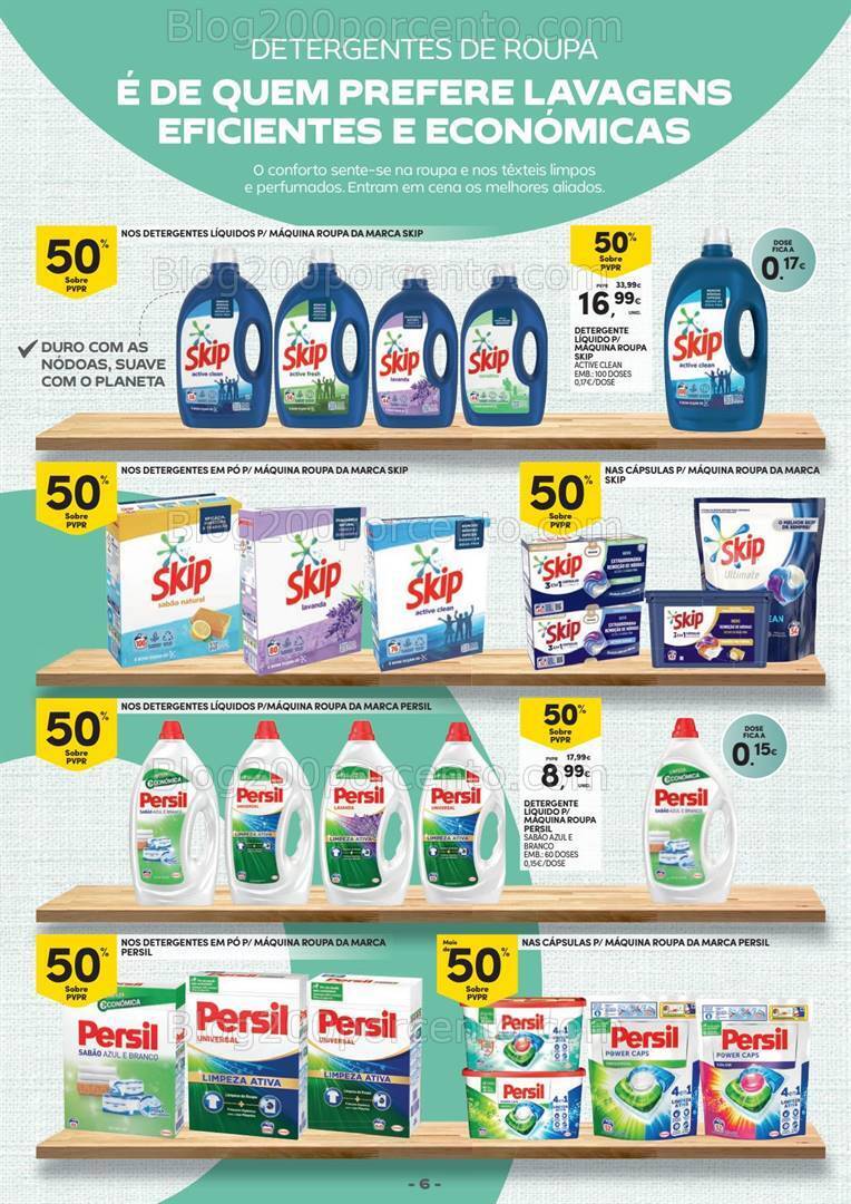 Antevisão Folheto CONTINENTE Limpeza Promoções de 14 a 26 maio