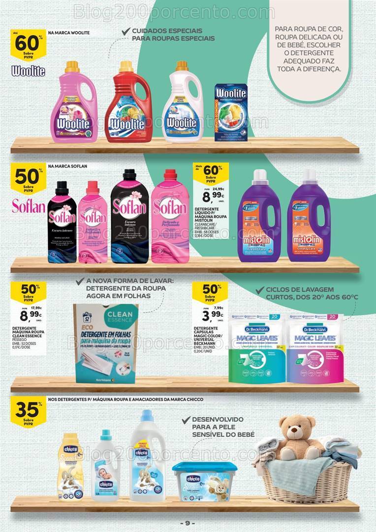 Antevisão Folheto CONTINENTE Limpeza Promoções de 14 a 26 maio