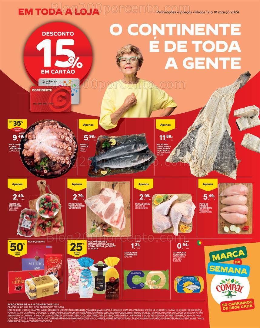 Antevisão Folheto CONTINENTE Madeira Promoções de 12 a 18 março