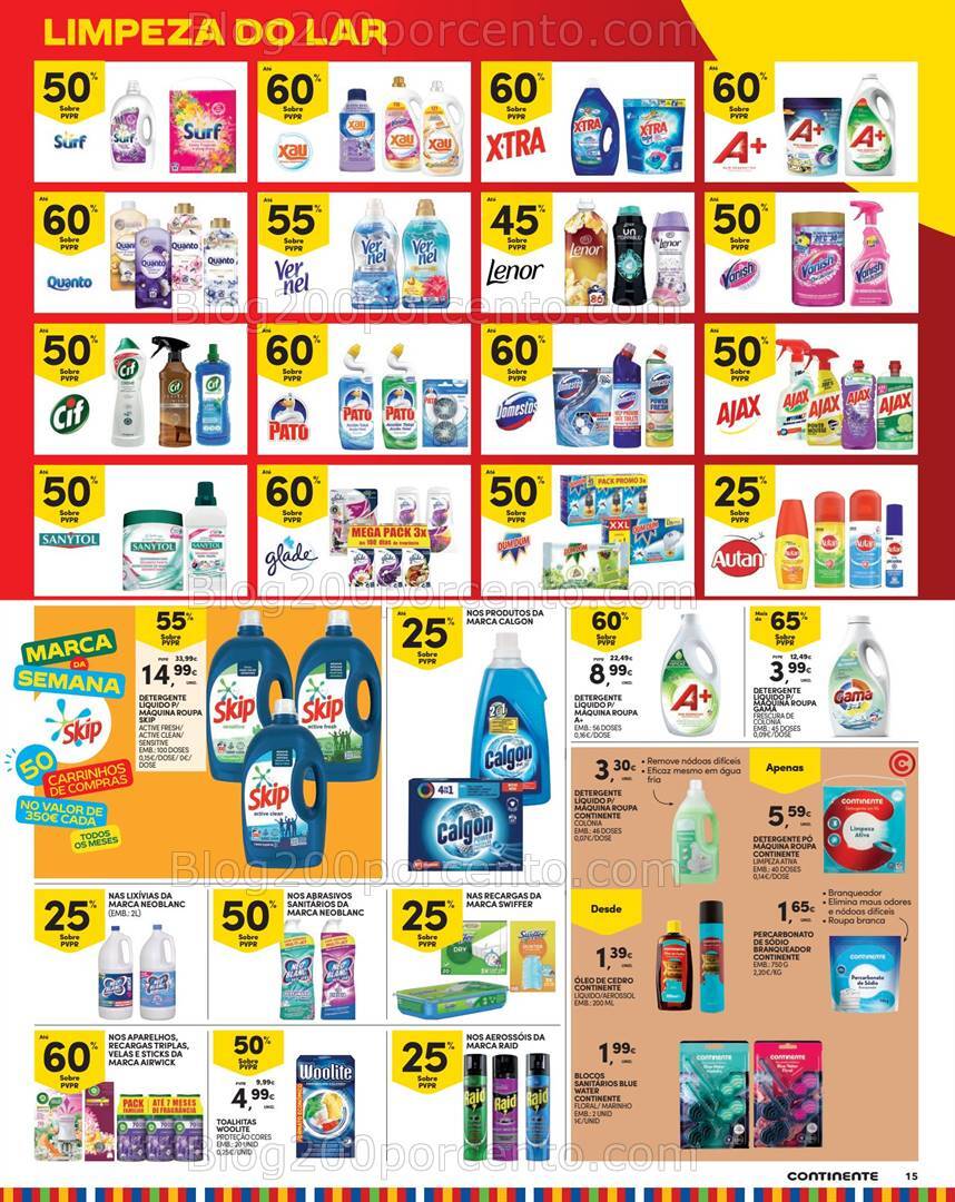 Antevisão Folheto CONTINENTE Madeira Promoções de 15 a 21 outubro