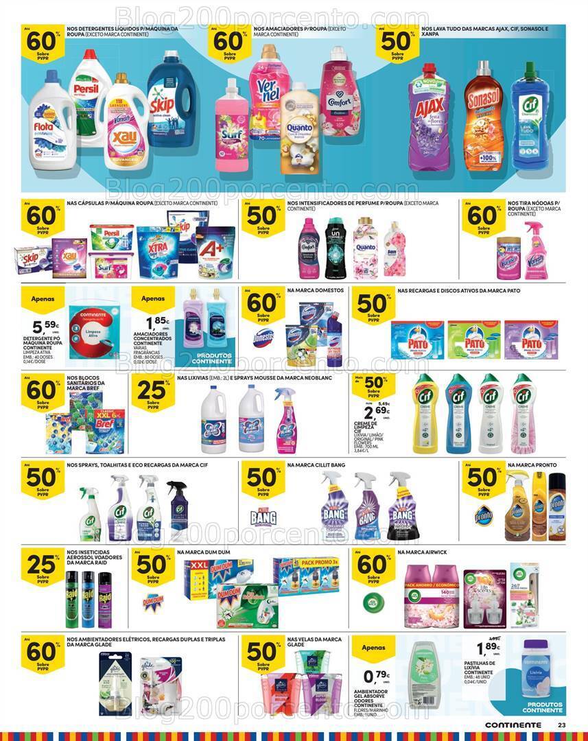 Antevisão Folheto CONTINENTE Madeira Promoções de 23 a 29 julho