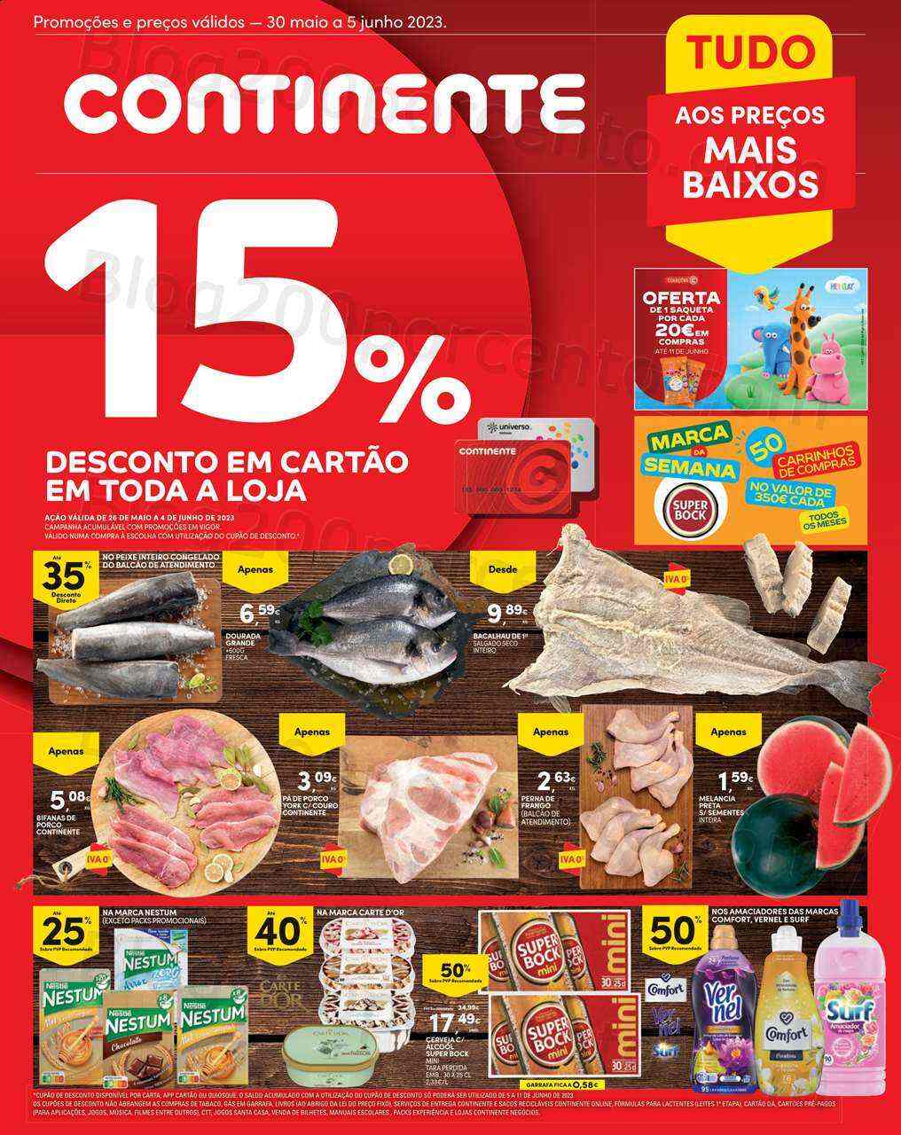 Antevisão Folheto CONTINENTE Madeira Promoções de 30 maio a 5 junho