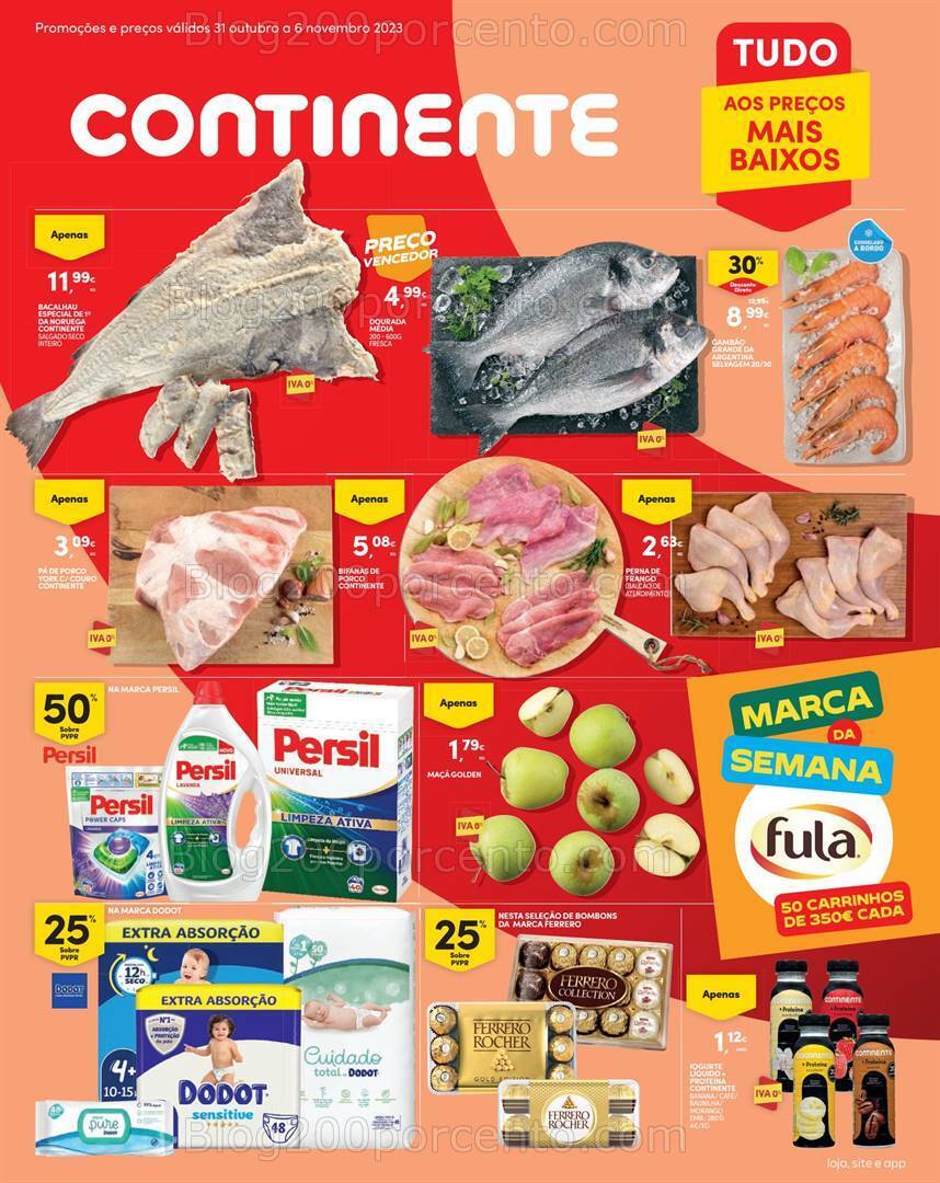 Antevisão Folheto CONTINENTE Madeira Promoções de 31 outubro a 6 novembro