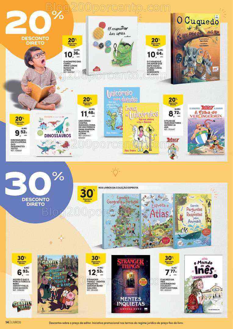 Antevisão Folheto CONTINENTE Mercado do Livro Promoções de 4 a 16 julho