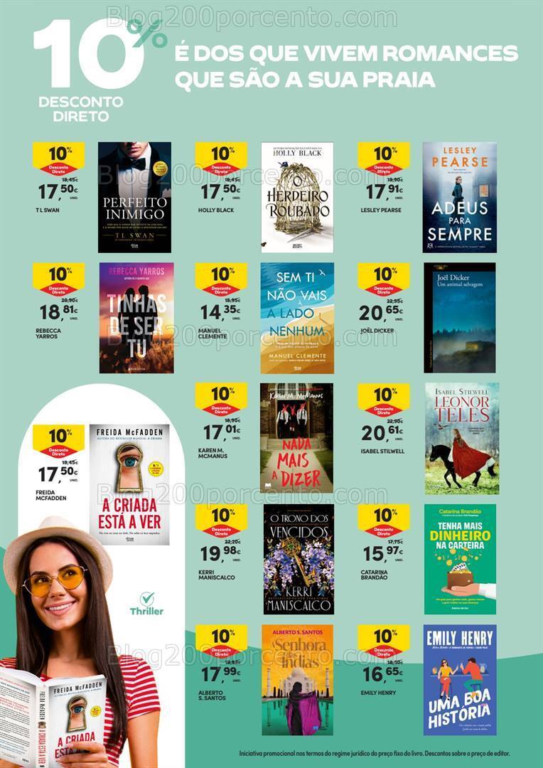 Antevisão Folheto CONTINENTE Mercado do Livro Verão Promoções de 25 junho a 7 julho