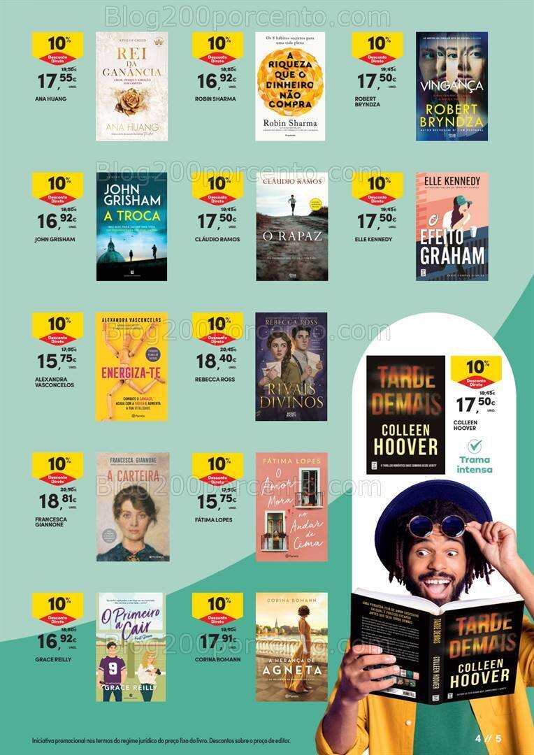 Antevisão Folheto CONTINENTE Mercado do Livro Verão Promoções de 25 junho a 7 julho