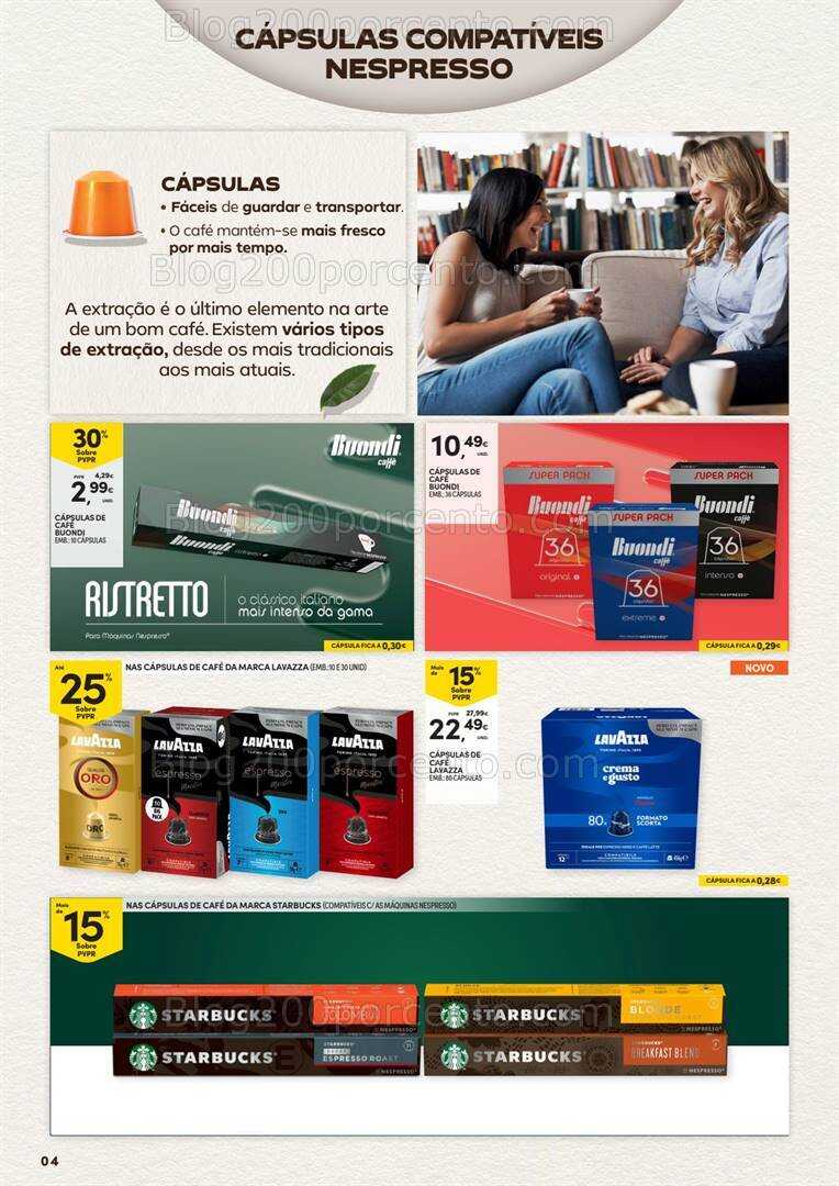 Antevisão Folheto CONTINENTE Modelo Bebidas Quentes - 24 outubro a 12 novembro