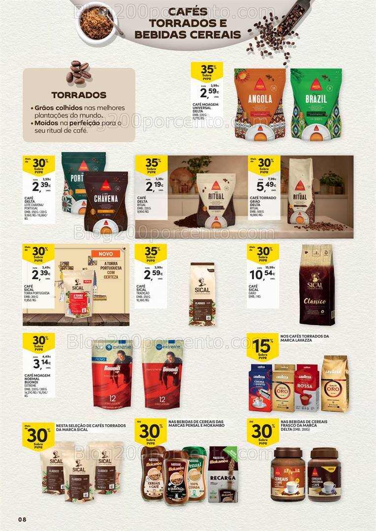 Antevisão Folheto CONTINENTE Modelo Bebidas Quentes - 24 outubro a 12 novembro