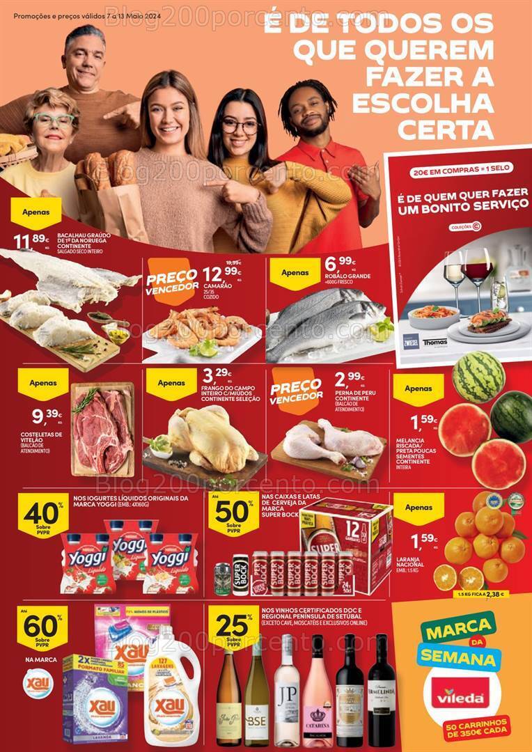 Antevisão Folheto CONTINENTE Promoções de 7 a 13 maio