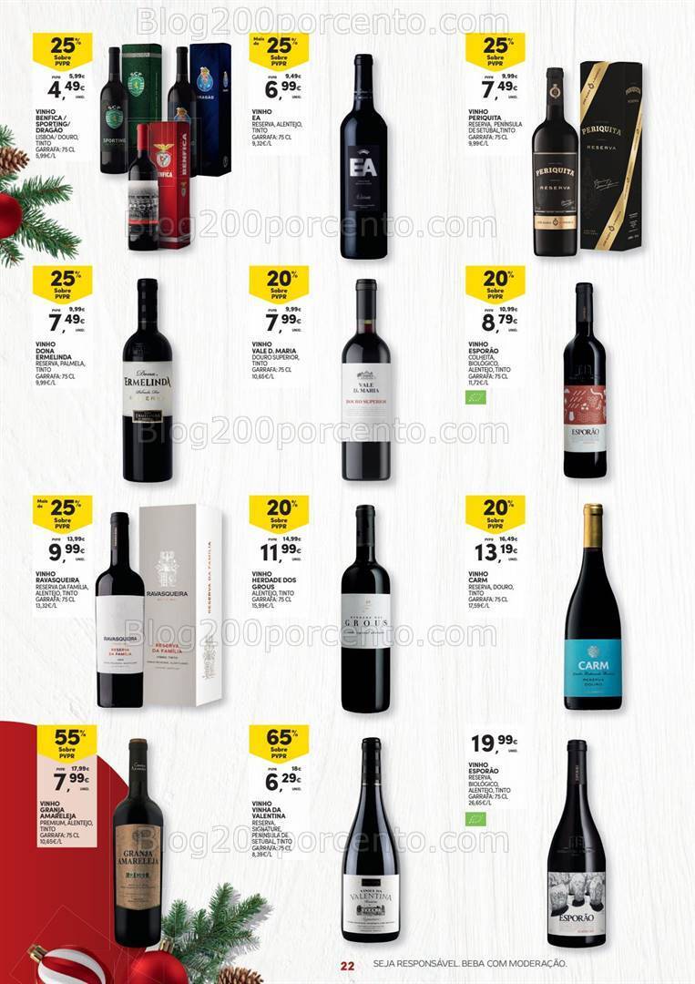 Antevisão Folheto CONTINENTE Natal Alimentar Promoções de 14 novembro a 24 dezembro