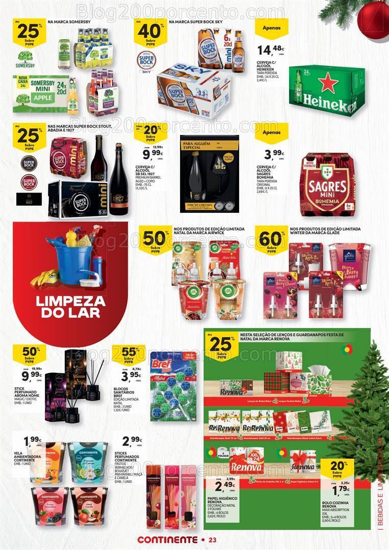 Antevisão Folheto CONTINENTE Natal Alimentar Promoções de 14 novembro a 24 dezembro