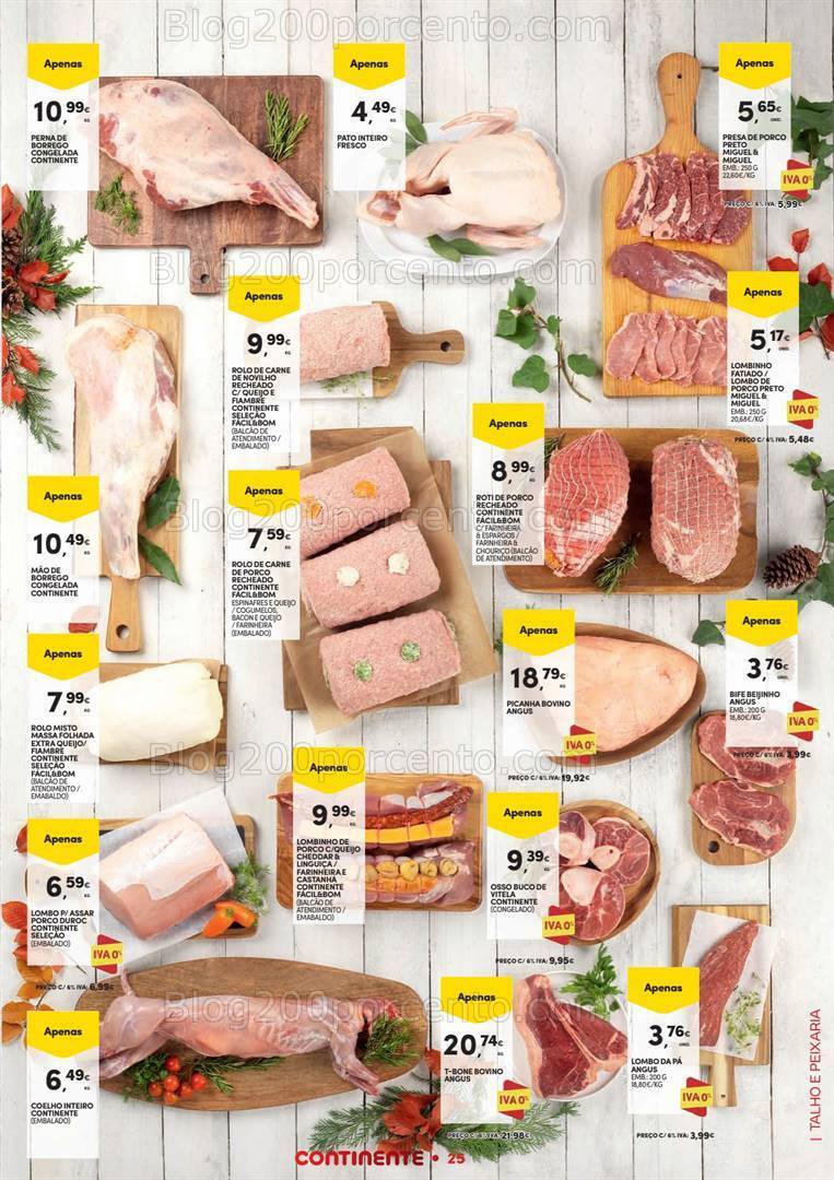 Antevisão Folheto CONTINENTE Natal Alimentar Promoções de 14 novembro a 24 dezembro