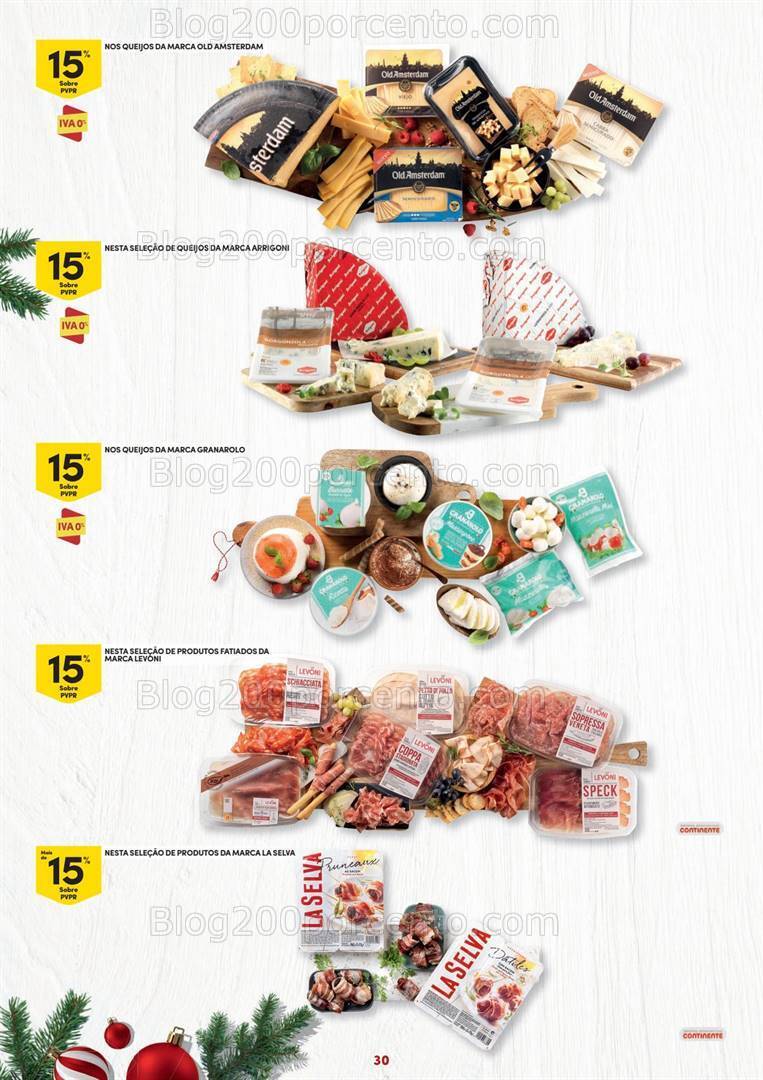 Antevisão Folheto CONTINENTE Natal Alimentar Promoções de 14 novembro a 24 dezembro