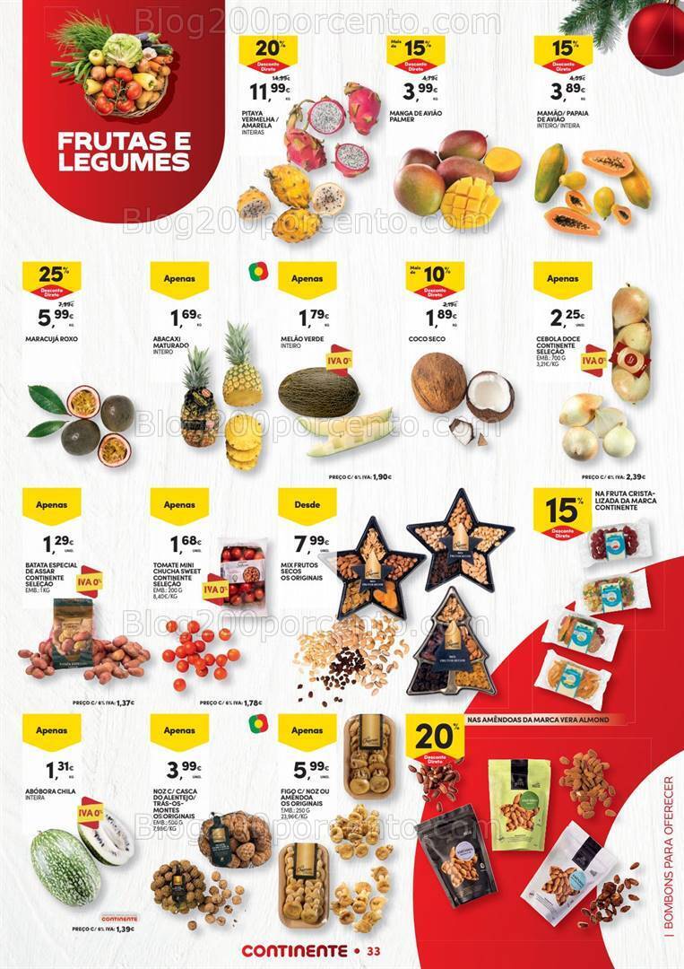 Antevisão Folheto CONTINENTE Natal Alimentar Promoções de 14 novembro a 24 dezembro