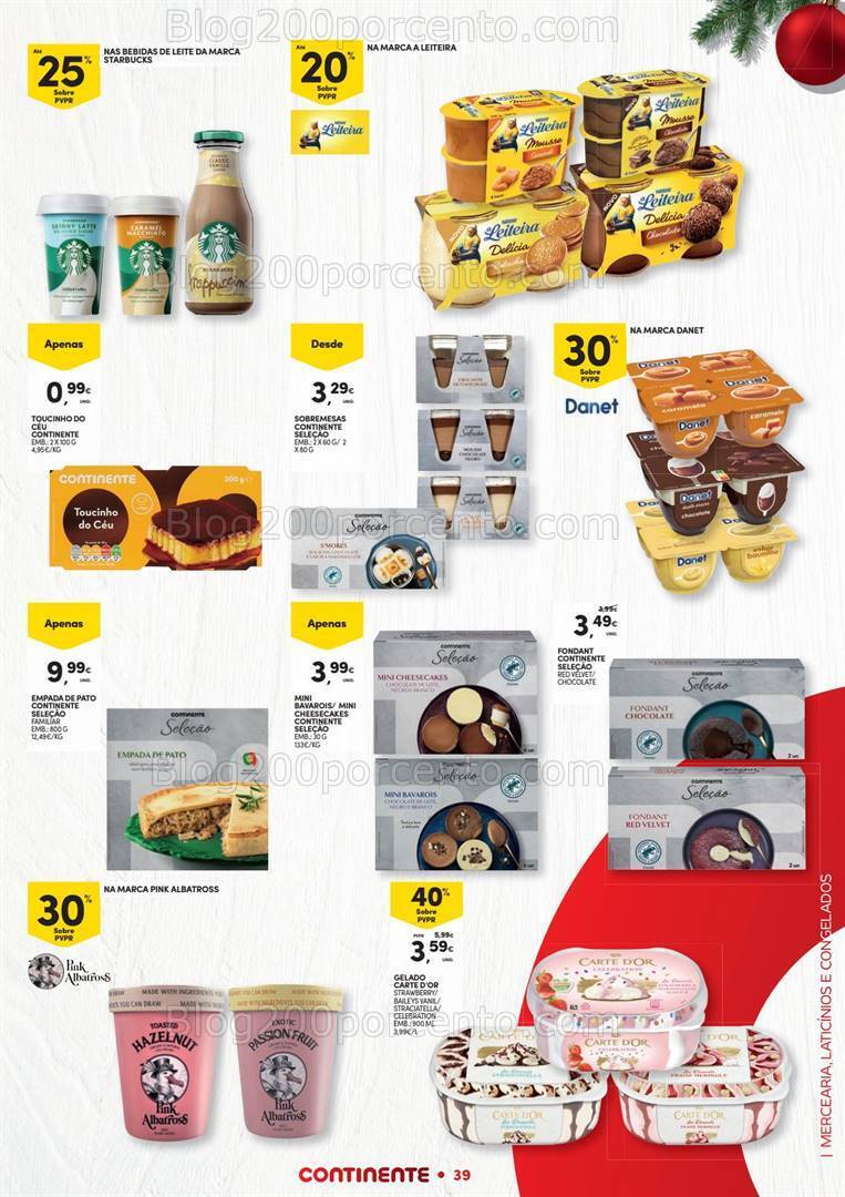 Antevisão Folheto CONTINENTE Natal Alimentar Promoções de 14 novembro a 24 dezembro