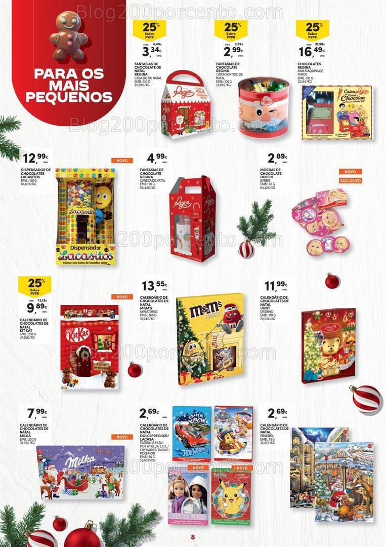 Antevisão Folheto CONTINENTE Natal Alimentar Promoções de 14 novembro a 24 dezembro