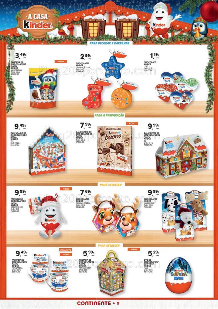 Antevisão Folheto CONTINENTE Natal Alimentar Promoções de 14 novembro a 24 dezembro