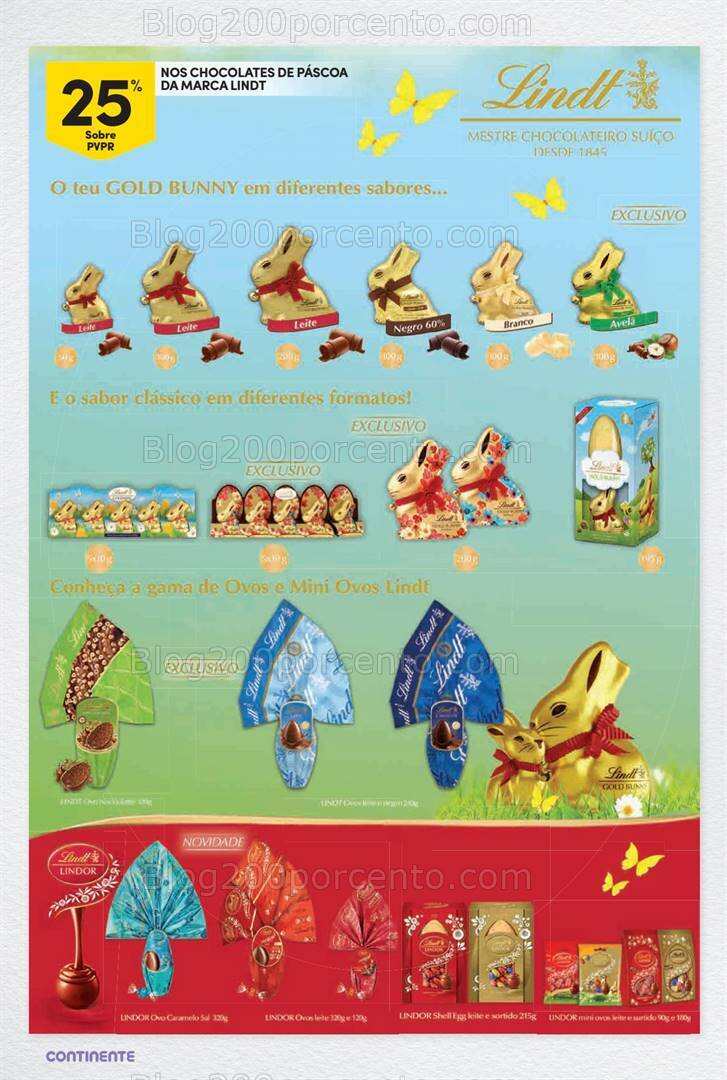 Antevisão Folheto CONTINENTE Páscoa Promoções de 12 a 31 março