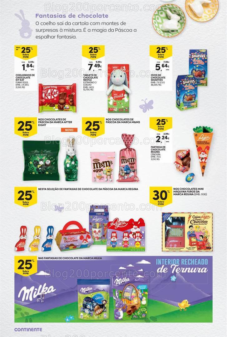 Antevisão Folheto CONTINENTE Páscoa Promoções de 12 a 31 março