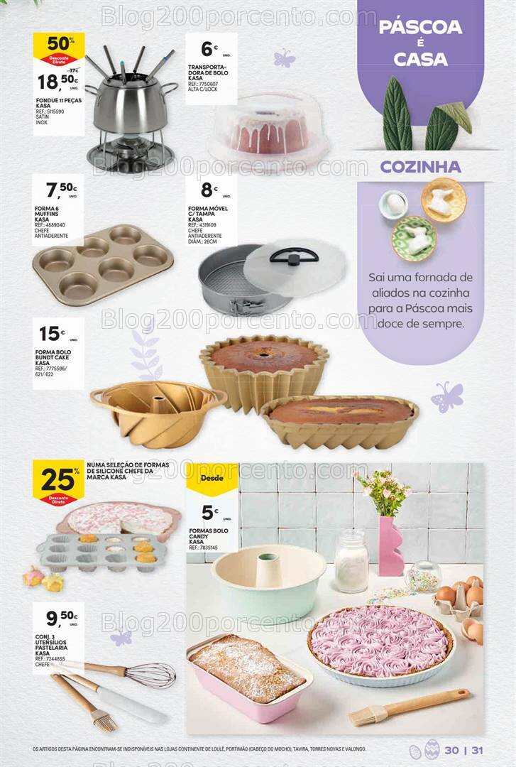 Antevisão Folheto CONTINENTE Páscoa Promoções de 12 a 31 março