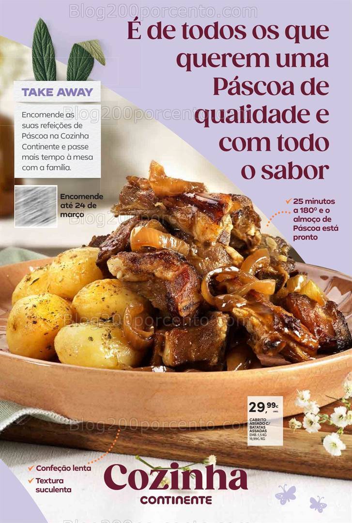Antevisão Folheto CONTINENTE Páscoa Promoções de 12 a 31 março