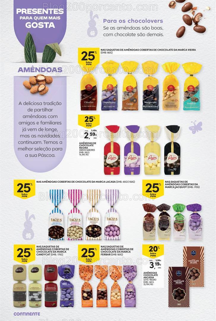 Antevisão Folheto CONTINENTE Páscoa Promoções de 12 a 31 março