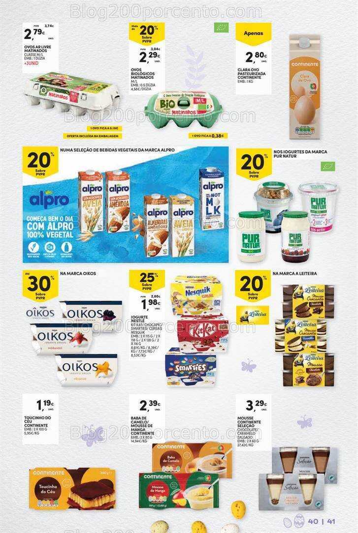 Antevisão Folheto CONTINENTE Páscoa Promoções de 12 a 31 março