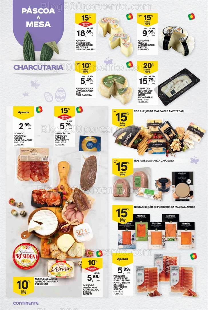 Antevisão Folheto CONTINENTE Páscoa Promoções de 12 a 31 março