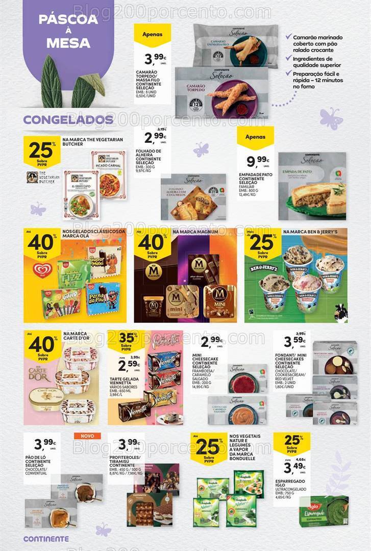 Antevisão Folheto CONTINENTE Páscoa Promoções de 12 a 31 março