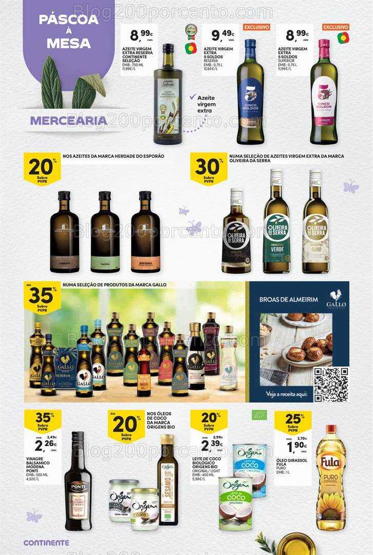Antevisão Folheto CONTINENTE Páscoa Promoções de 12 a 31 março