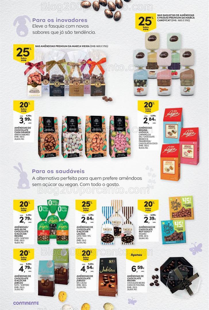 Antevisão Folheto CONTINENTE Páscoa Promoções de 12 a 31 março