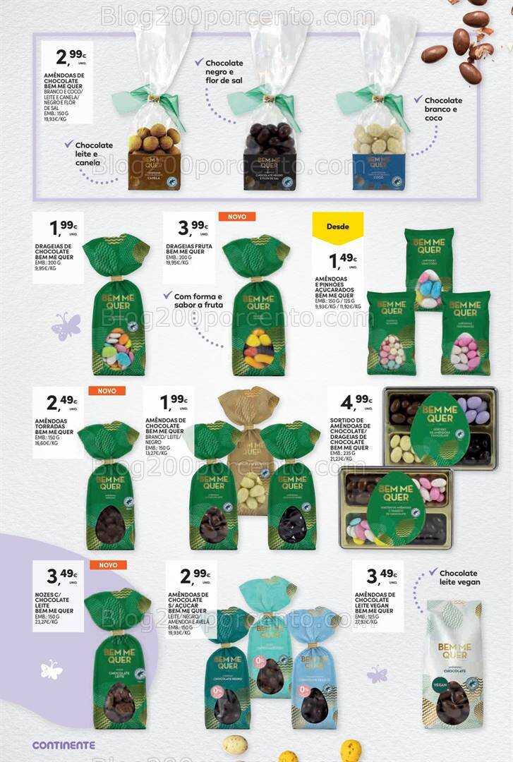 Antevisão Folheto CONTINENTE Páscoa Promoções de 12 a 31 março