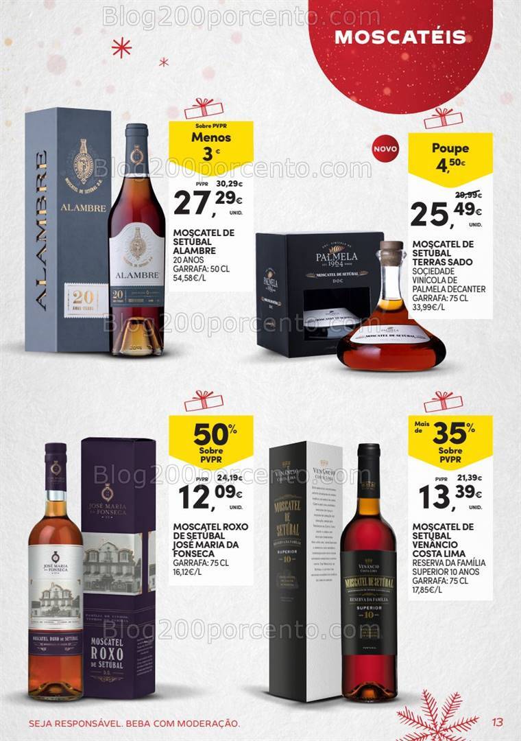 Antevisão Folheto CONTINENTE Presentes de Natal - Garrafeira - 29 outubro a 24 dezembro