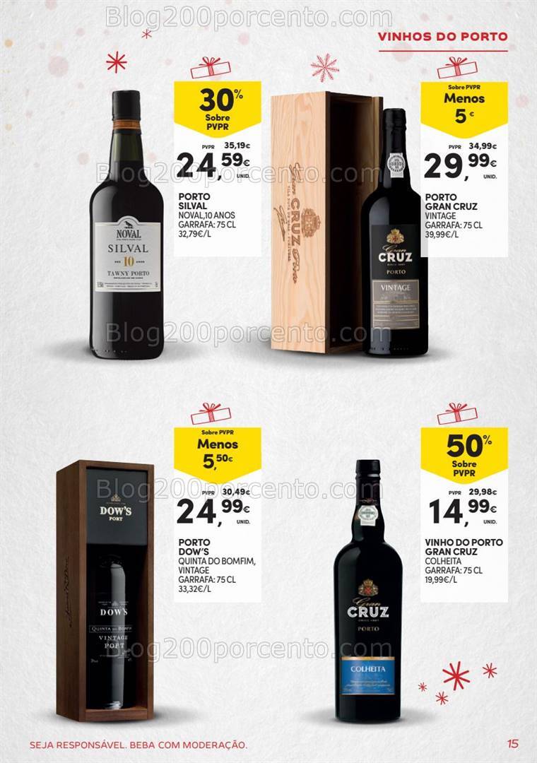 Antevisão Folheto CONTINENTE Presentes de Natal - Garrafeira - 29 outubro a 24 dezembro