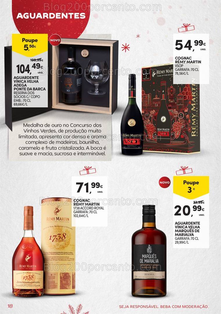 Antevisão Folheto CONTINENTE Presentes de Natal - Garrafeira - 29 outubro a 24 dezembro