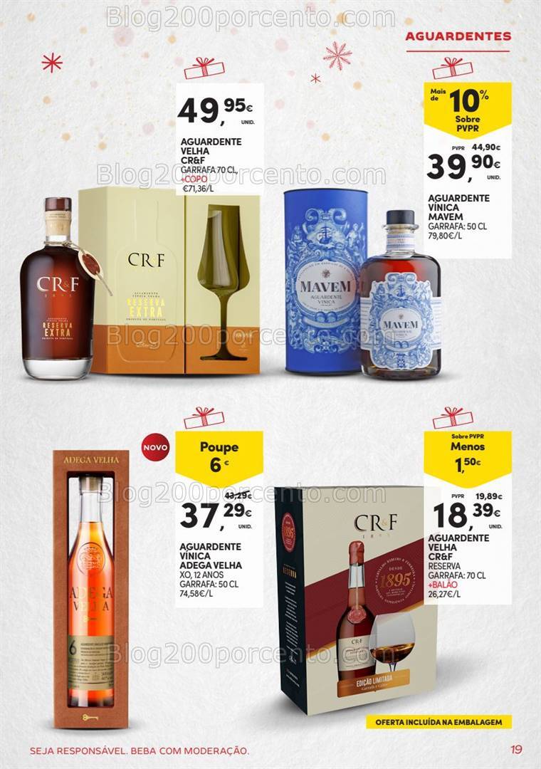 Antevisão Folheto CONTINENTE Presentes de Natal - Garrafeira - 29 outubro a 24 dezembro