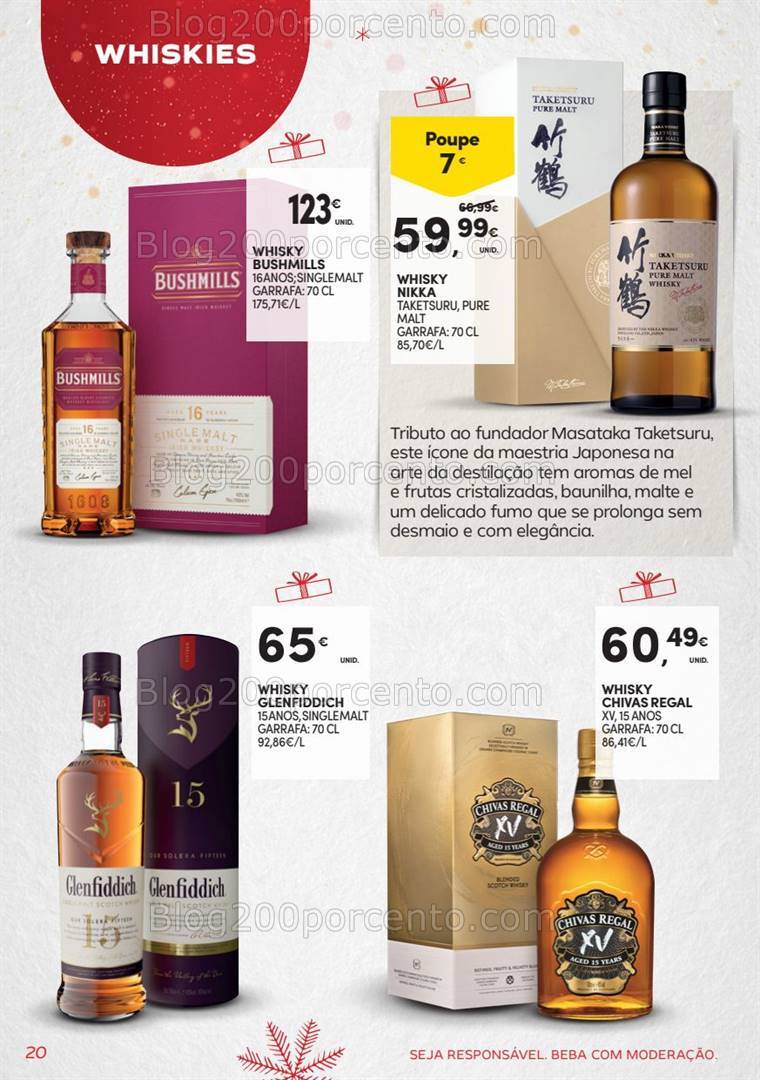 Antevisão Folheto CONTINENTE Presentes de Natal - Garrafeira - 29 outubro a 24 dezembro