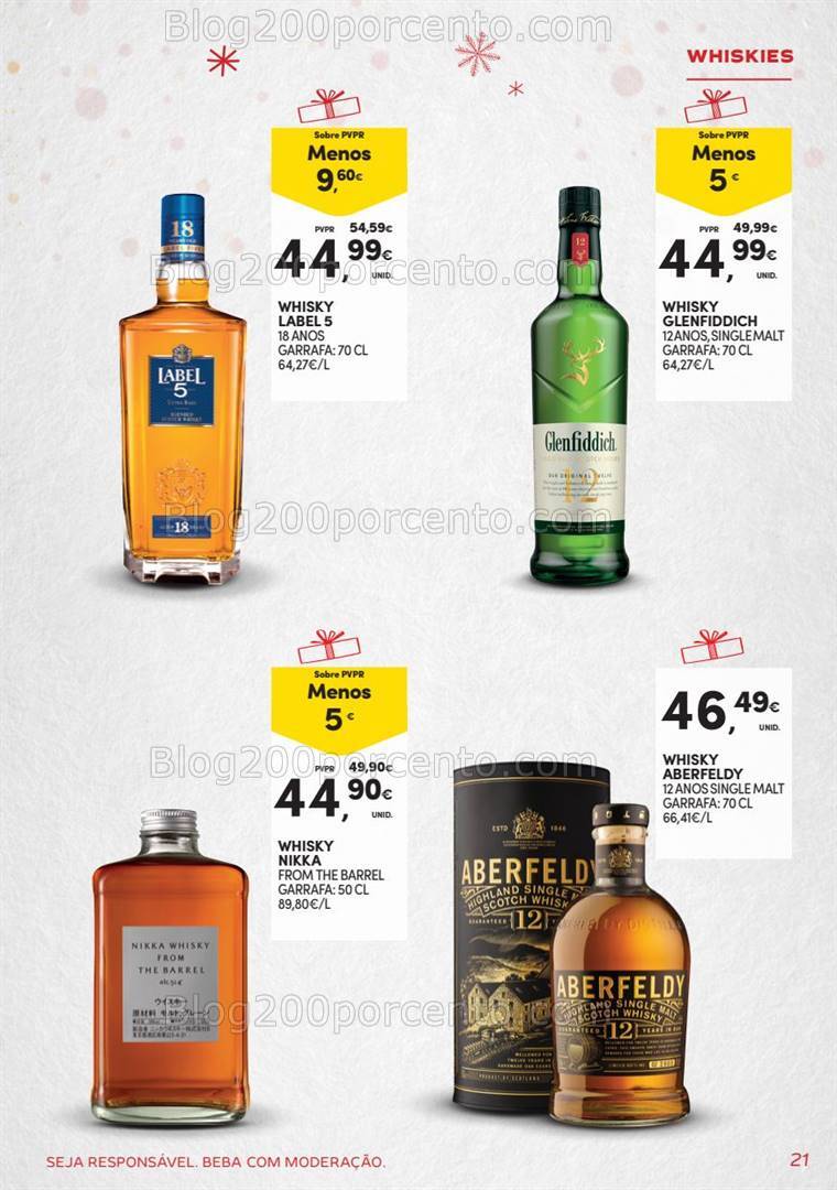 Antevisão Folheto CONTINENTE Presentes de Natal - Garrafeira - 29 outubro a 24 dezembro