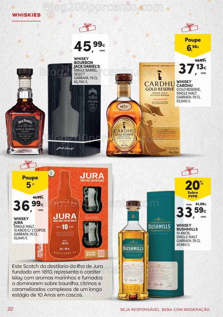 Antevisão Folheto CONTINENTE Presentes de Natal - Garrafeira - 29 outubro a 24 dezembro