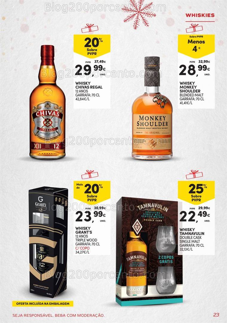 Antevisão Folheto CONTINENTE Presentes de Natal - Garrafeira - 29 outubro a 24 dezembro