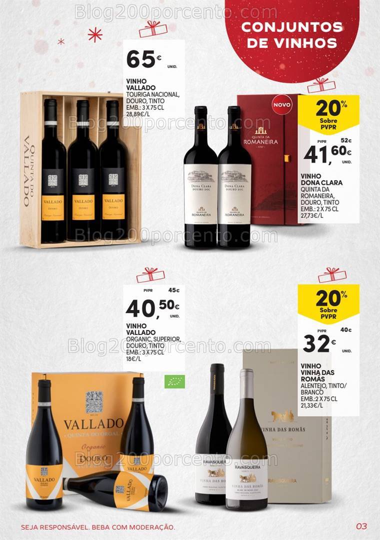 Antevisão Folheto CONTINENTE Presentes de Natal - Garrafeira - 29 outubro a 24 dezembro