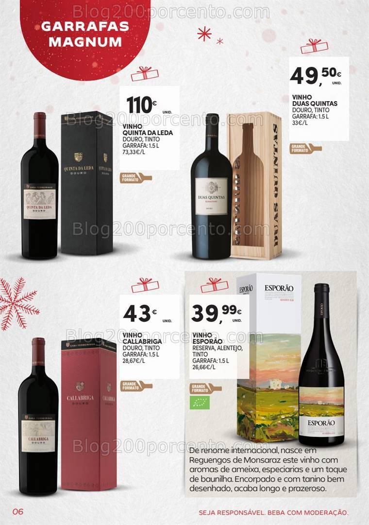 Antevisão Folheto CONTINENTE Presentes de Natal - Garrafeira - 29 outubro a 24 dezembro
