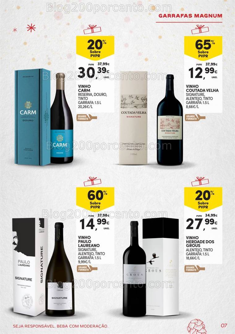 Antevisão Folheto CONTINENTE Presentes de Natal - Garrafeira - 29 outubro a 24 dezembro