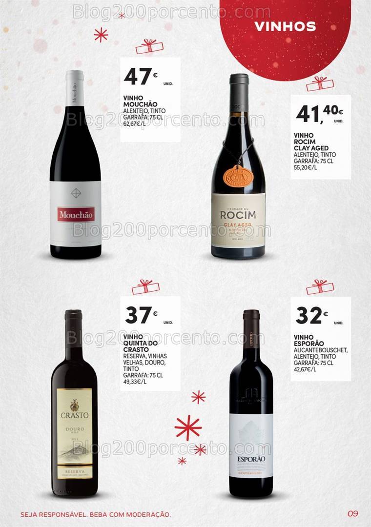 Antevisão Folheto CONTINENTE Presentes de Natal - Garrafeira - 29 outubro a 24 dezembro