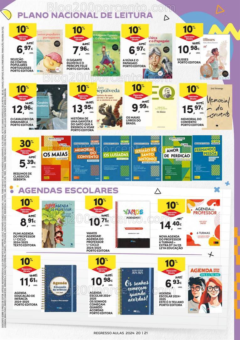 Antevisão Folheto CONTINENTE Regresso às Aulas Promoções de 3 a 22 setembro