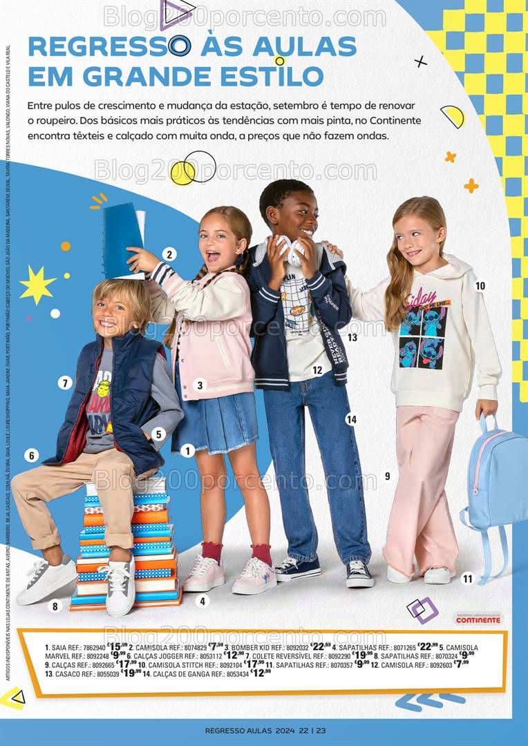 Antevisão Folheto CONTINENTE Regresso às Aulas Promoções de 3 a 22 setembro
