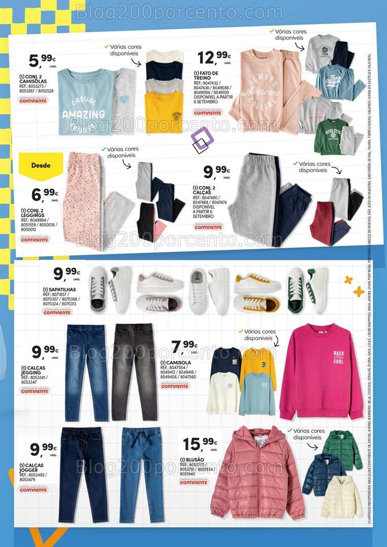 Antevisão Folheto CONTINENTE Regresso às Aulas Promoções de 3 a 22 setembro