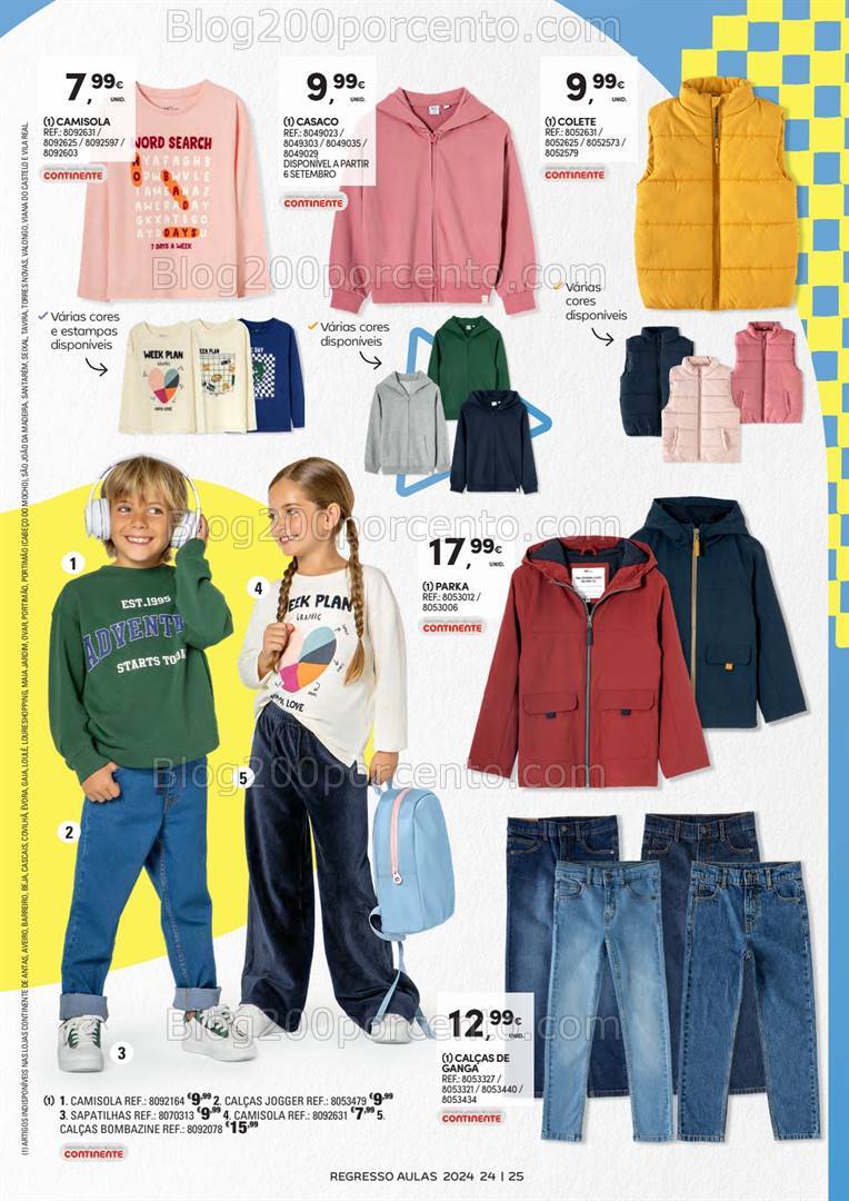 Antevisão Folheto CONTINENTE Regresso às Aulas Promoções de 3 a 22 setembro