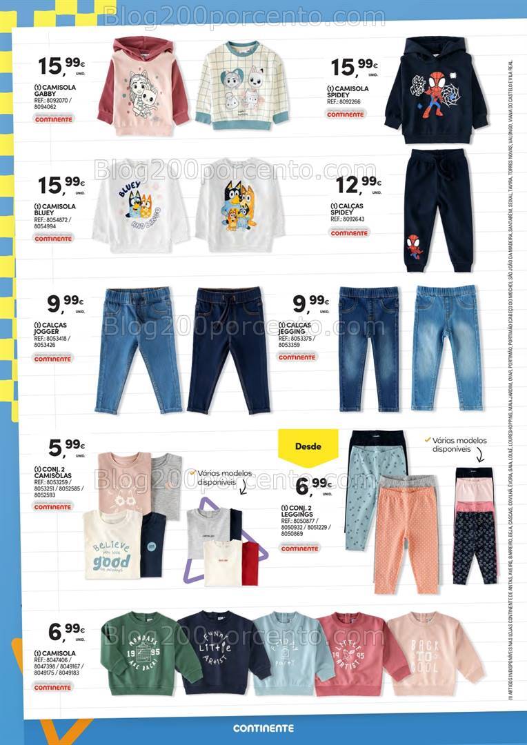 Antevisão Folheto CONTINENTE Regresso às Aulas Promoções de 3 a 22 setembro