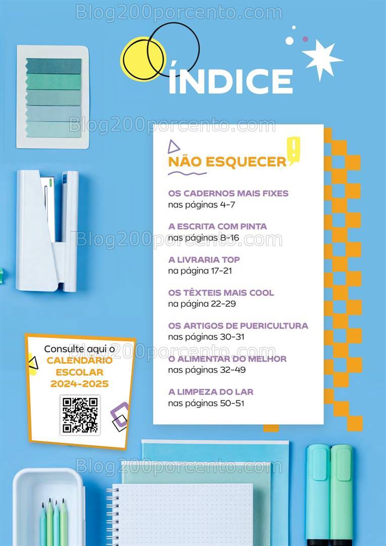 Antevisão Folheto CONTINENTE Regresso às Aulas Promoções de 3 a 22 setembro